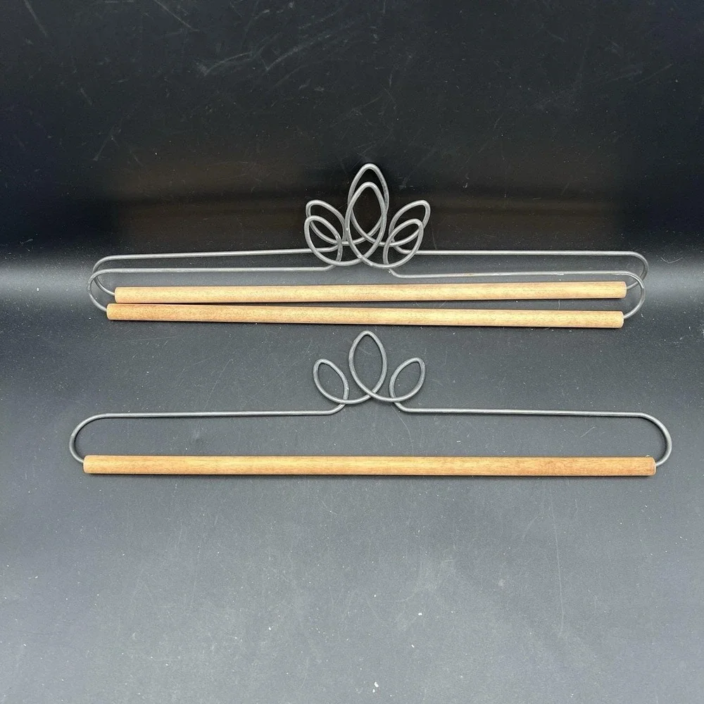3 Ackfeld Gray Wire Metal Wood Dowel Quilt Craft Hanger Display Projects